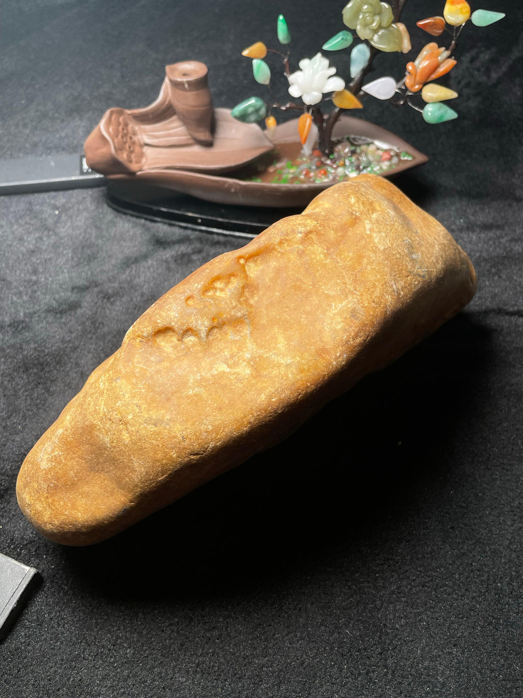大马坎极品黄翡手镯料（yc498831）