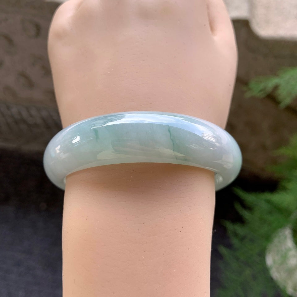 糯化飘花宽版轮胎手镯（58mm）（yc029073）