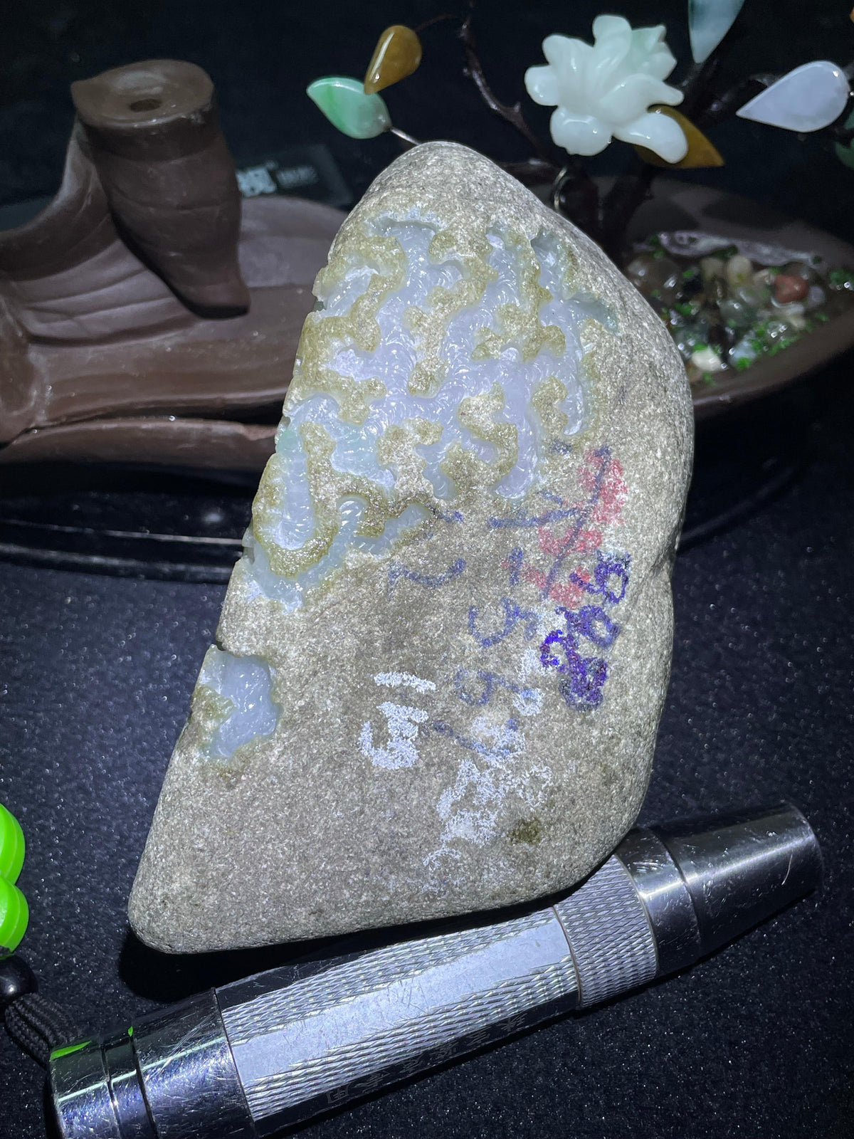后江淡紫飘色开窗料（yc707279）