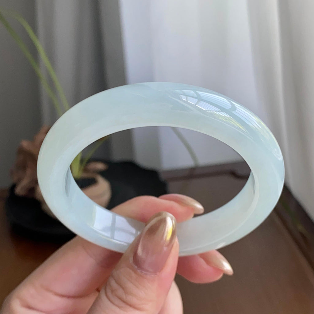 细糯种淡晴底平安镯（55圈）（yc258164）