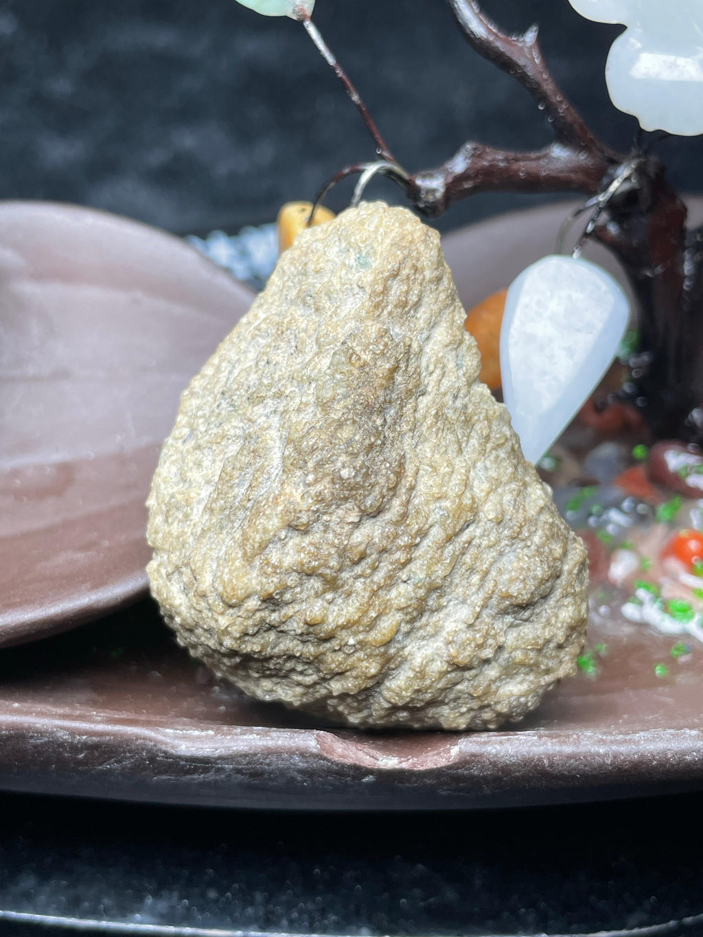 莫西沙冰底飘花小挂件料（yc533411）