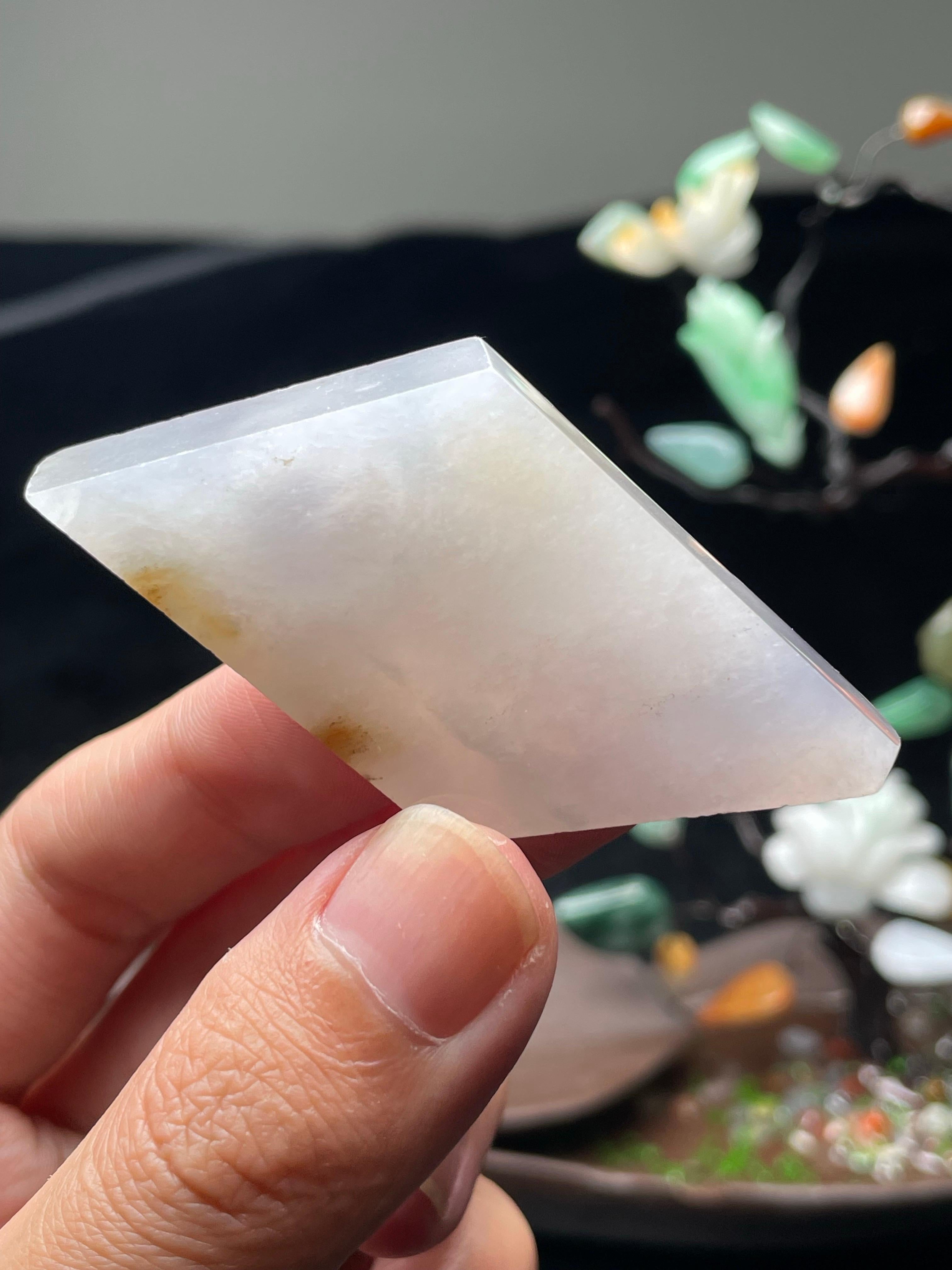 冰底淡紫菱形片料（yc522615）