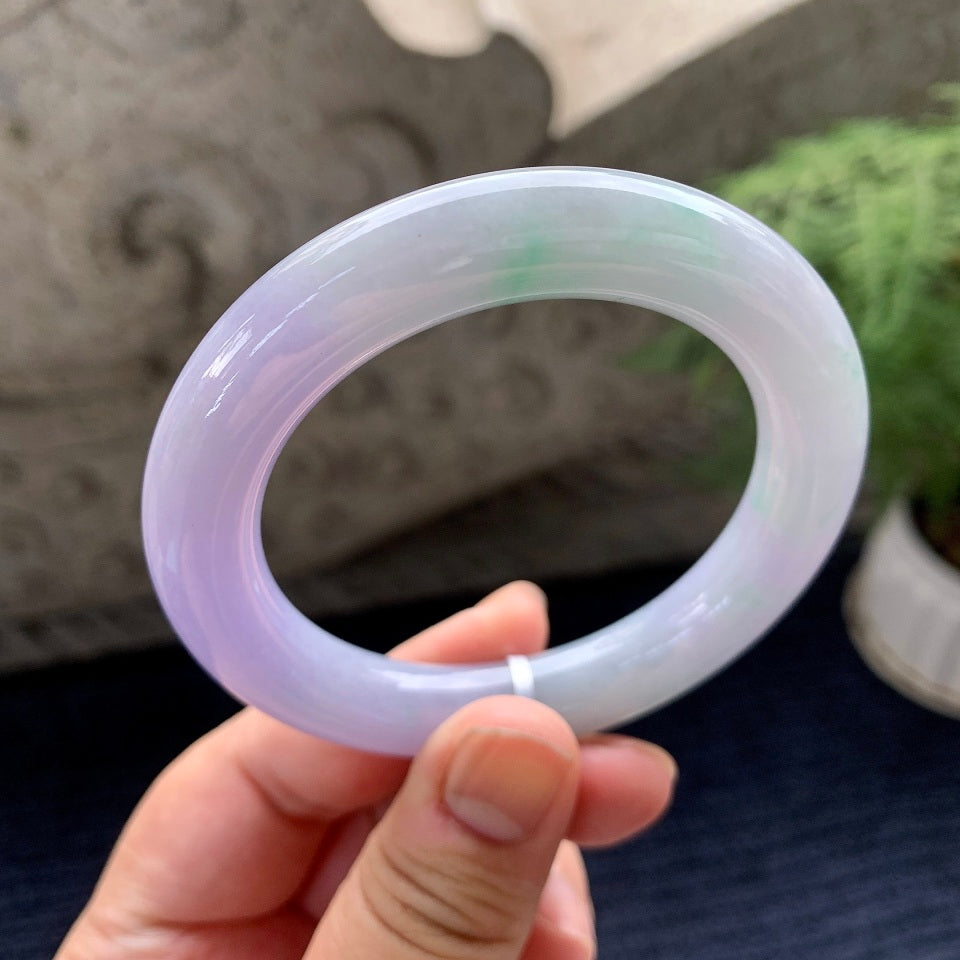 细糯种春彩圆条手镯（53.7mm）（yc091794）