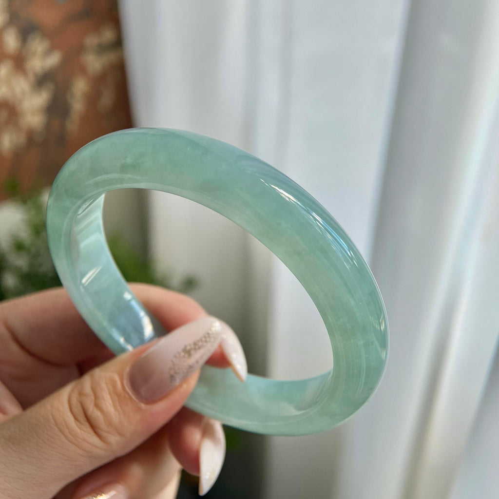 糯冰种晴底平安镯（60圈）（yc209997）