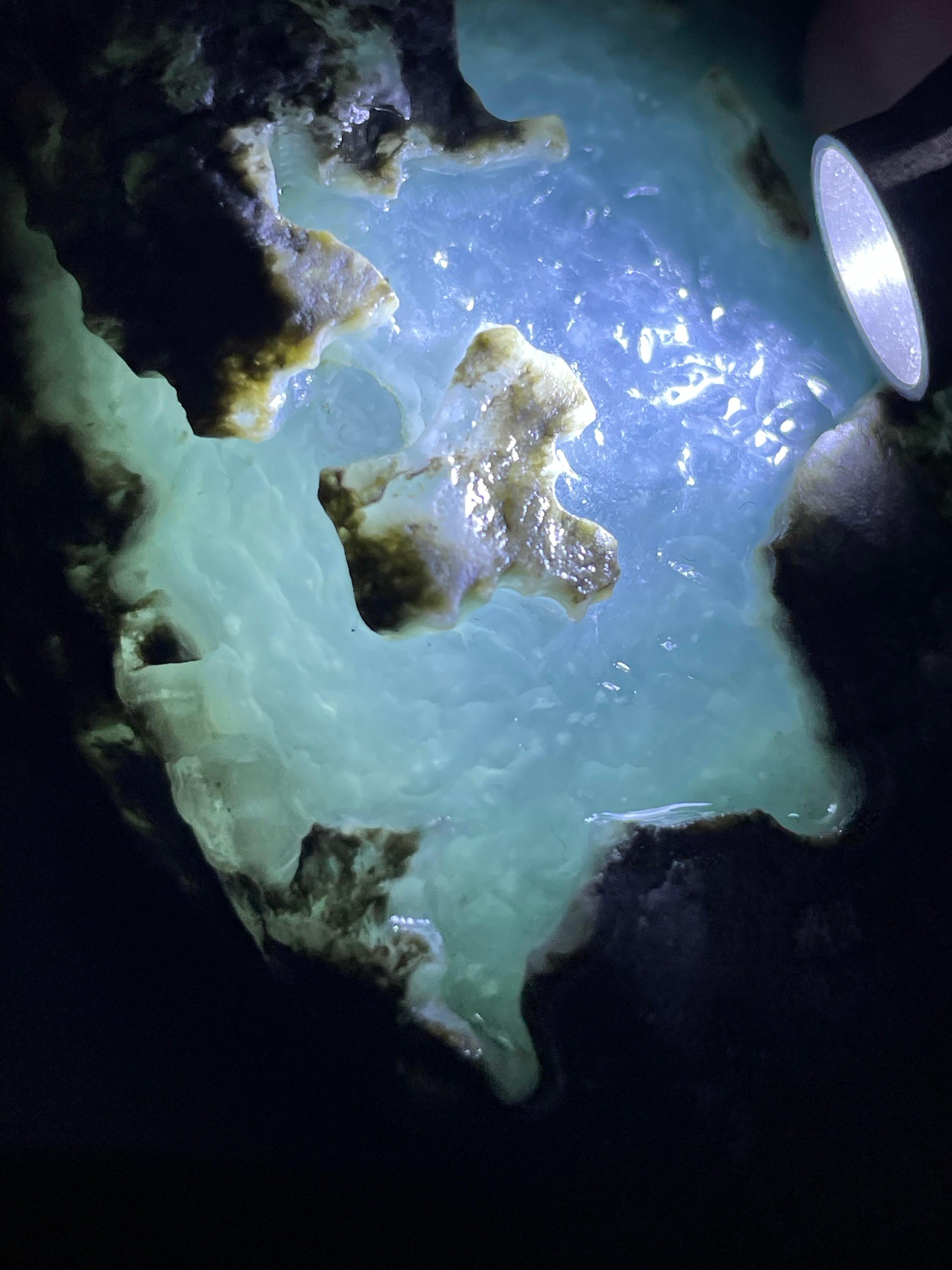 极品莫西沙开窗冰底雪花棉（yc529493）