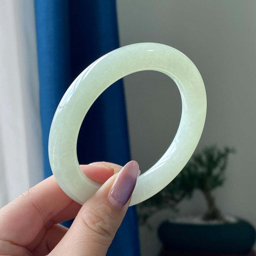 细糯种晴底圆条手镯（57圈）（yc196172）