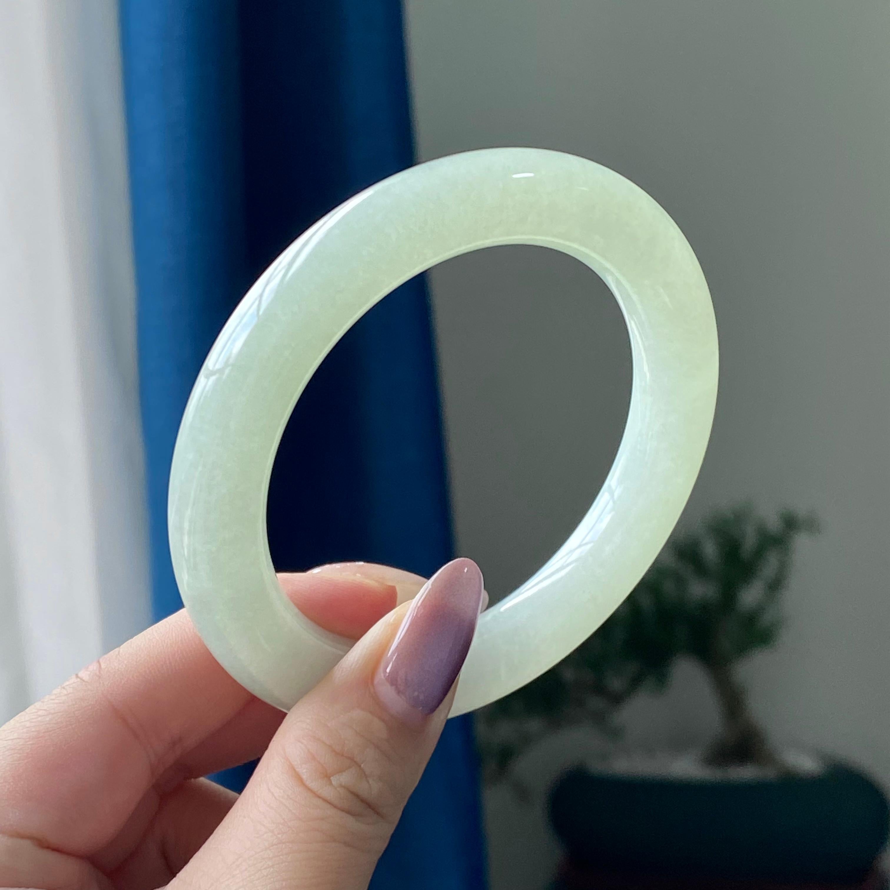 细糯种晴底圆条手镯（57圈）（yc196172）