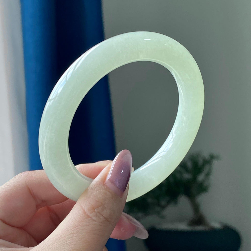 细糯种晴底圆条手镯（57圈）（yc196172）