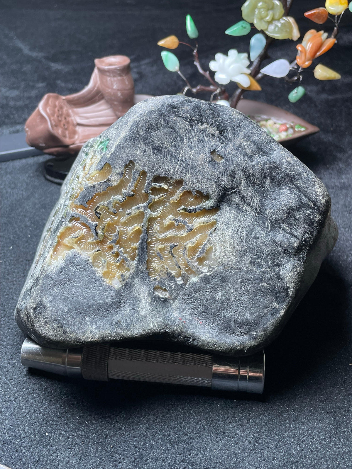 莫湾基开窗冰黄翡（yc693746）