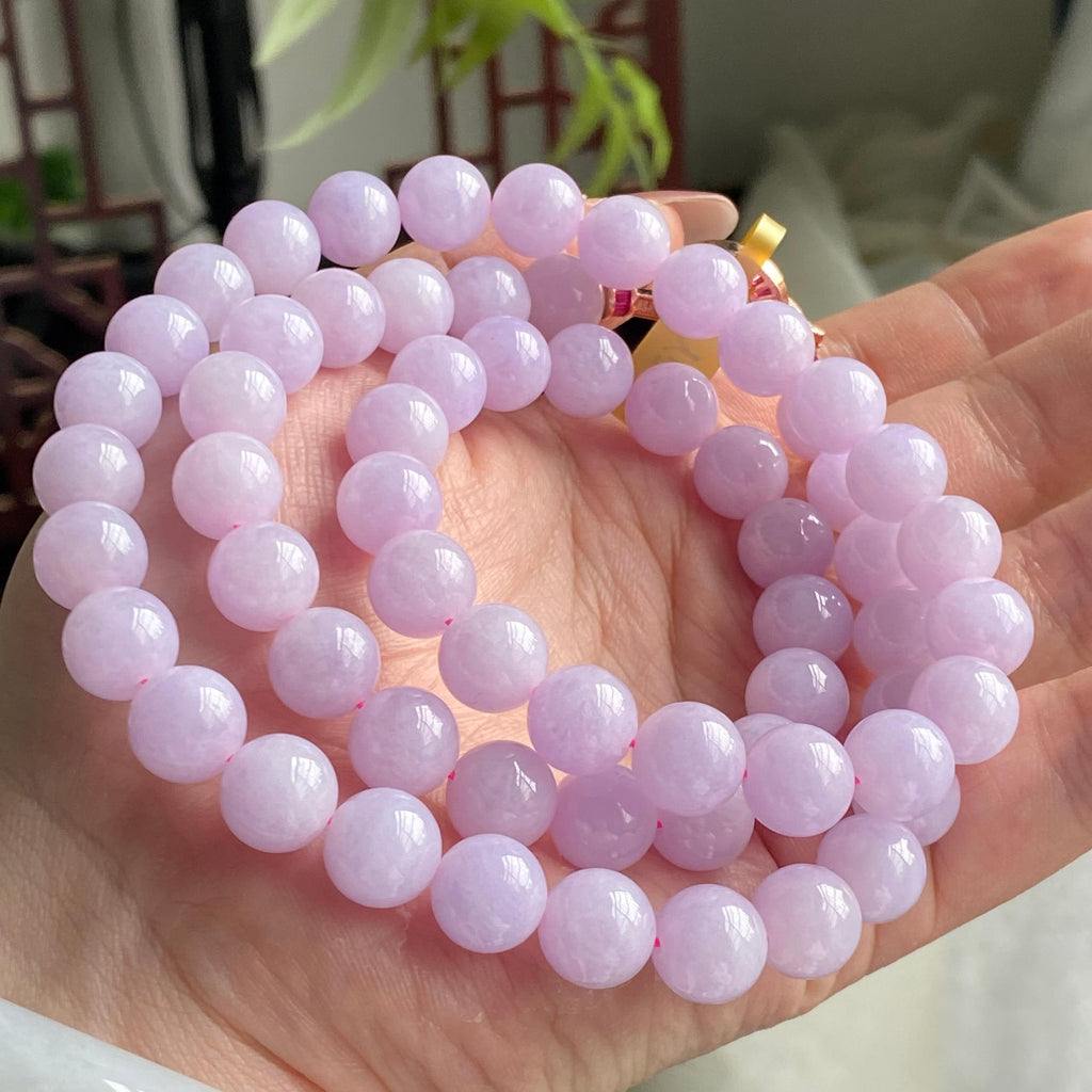 细糯种紫罗兰珠链（62颗）（yc196843）