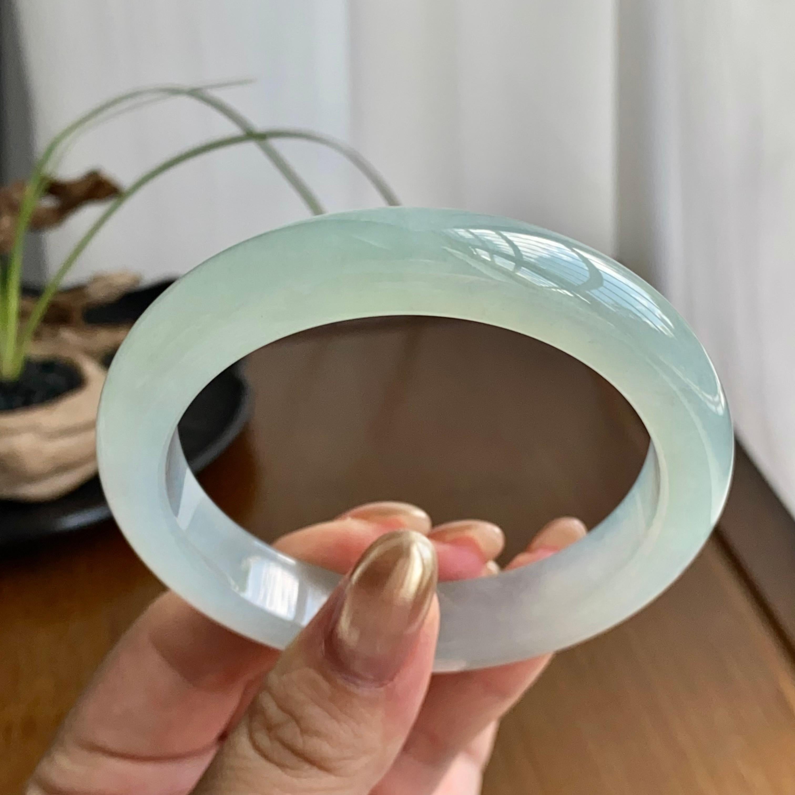 冰种晴底平安镯（58圈）（yc258949）