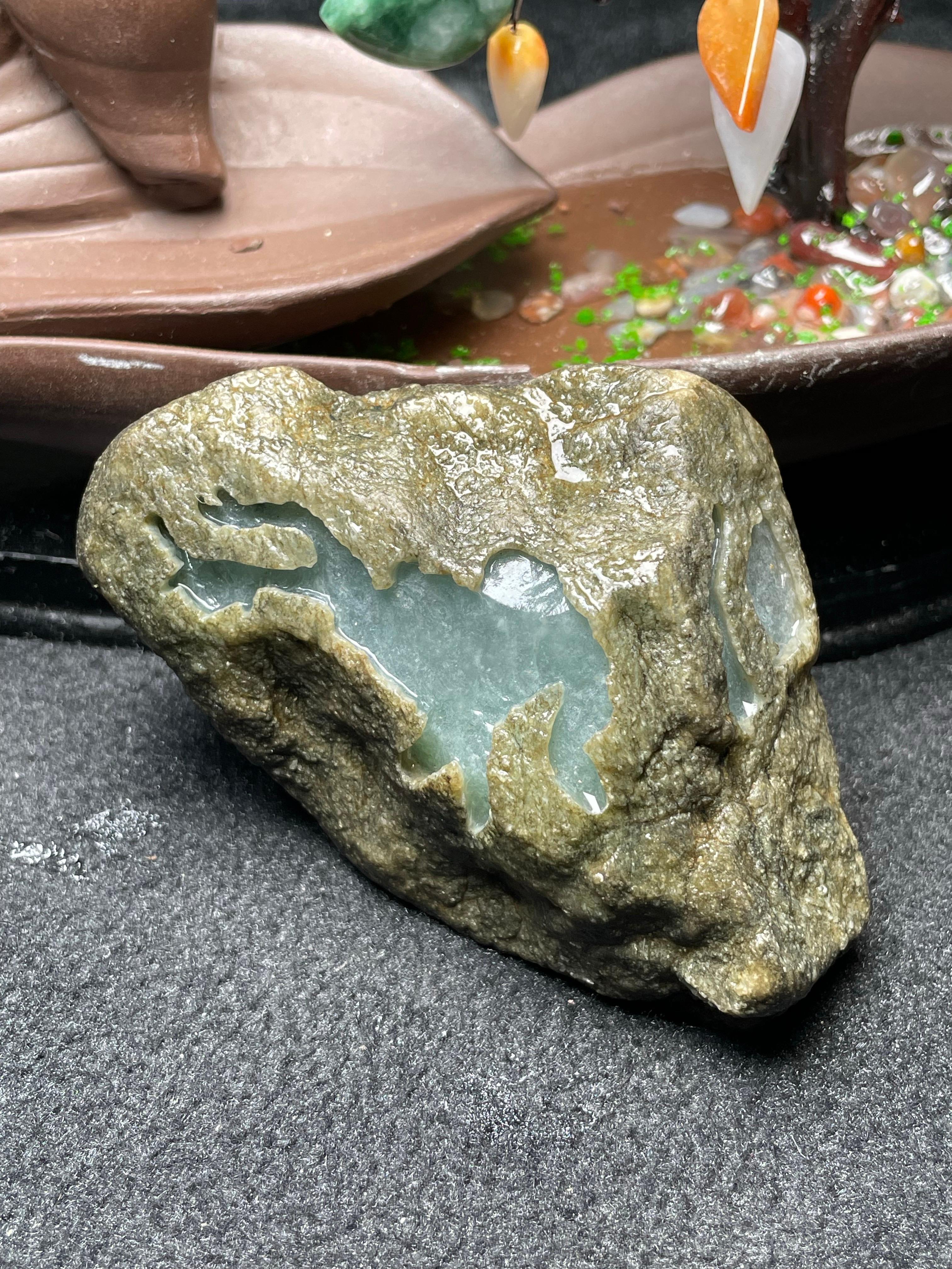 莫西沙开窗冰底飘花牌子料（yc505265）
