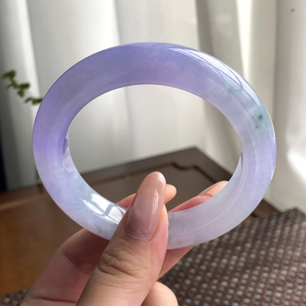 糯冰种春彩平安镯（56圈）（yc247431）