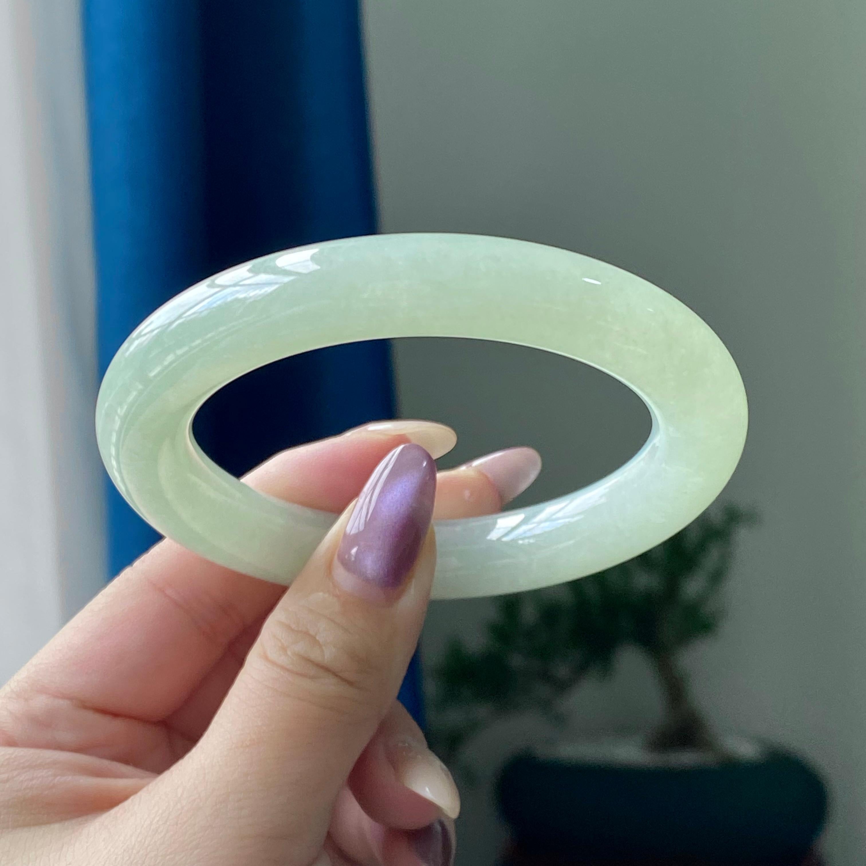 细糯种晴底圆条手镯（57圈）（yc196172）