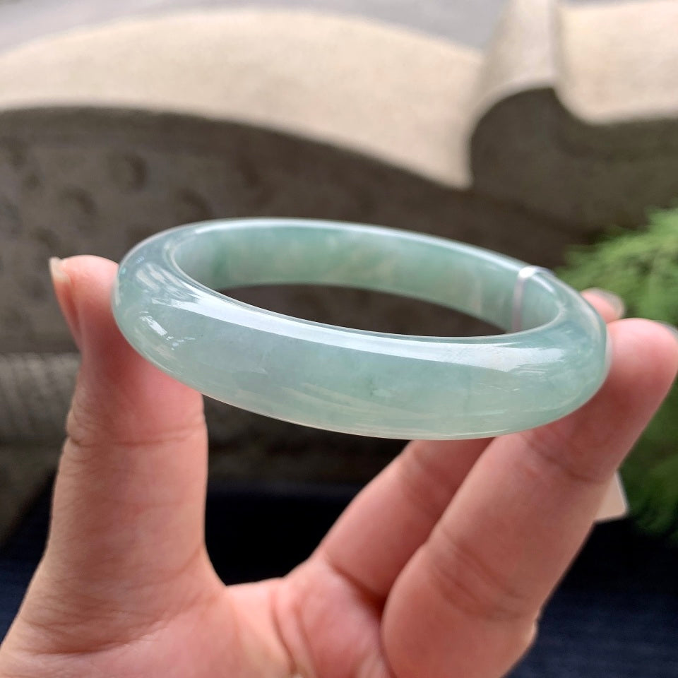 细糯种晴底平安镯（55.5mm)（yc089971）