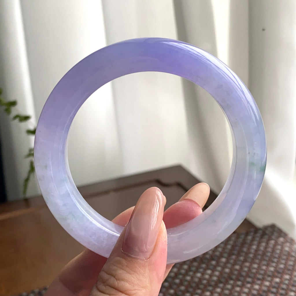 糯冰种春彩平安镯（56圈）（yc247431）