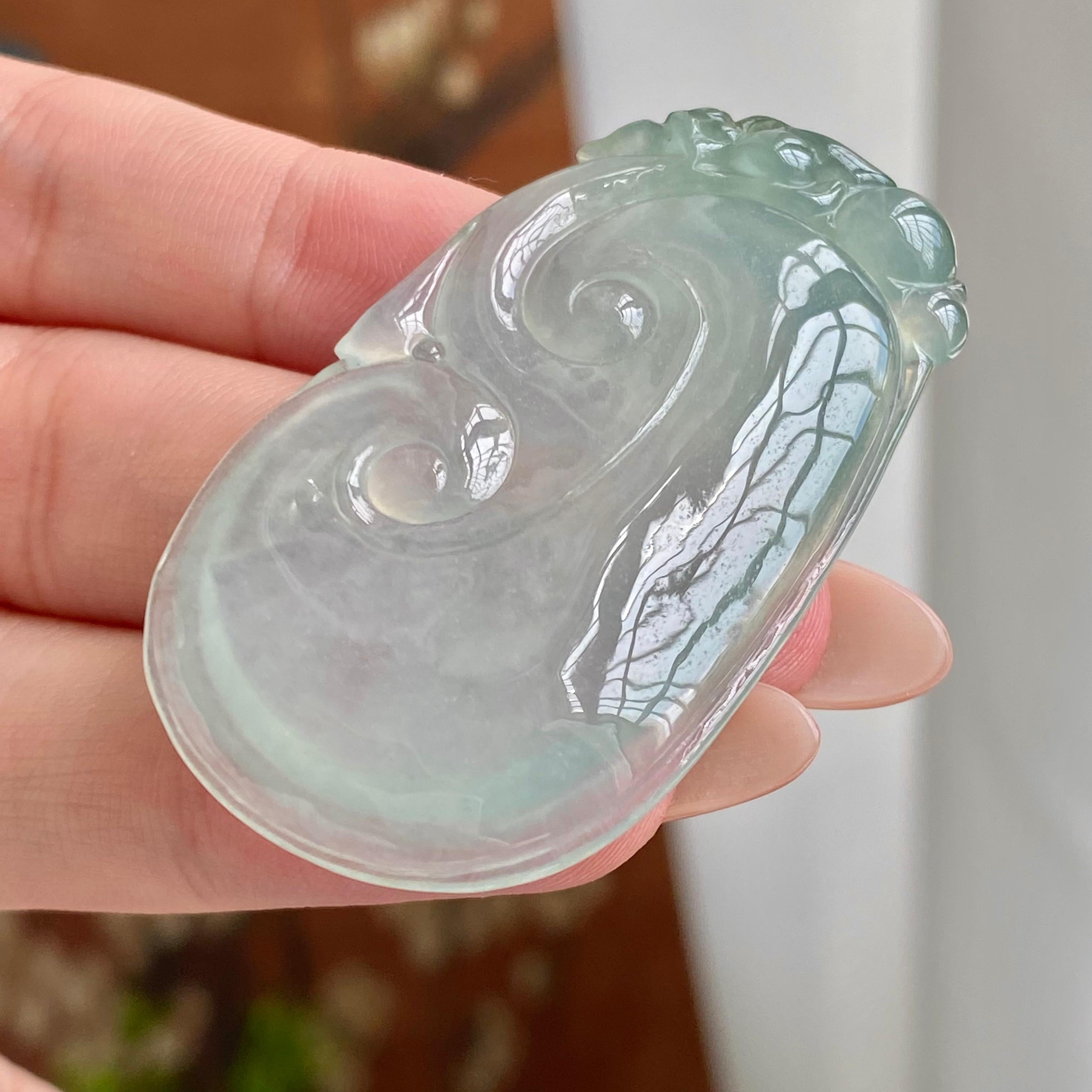 冰种晴底如意吊坠（yc231968）