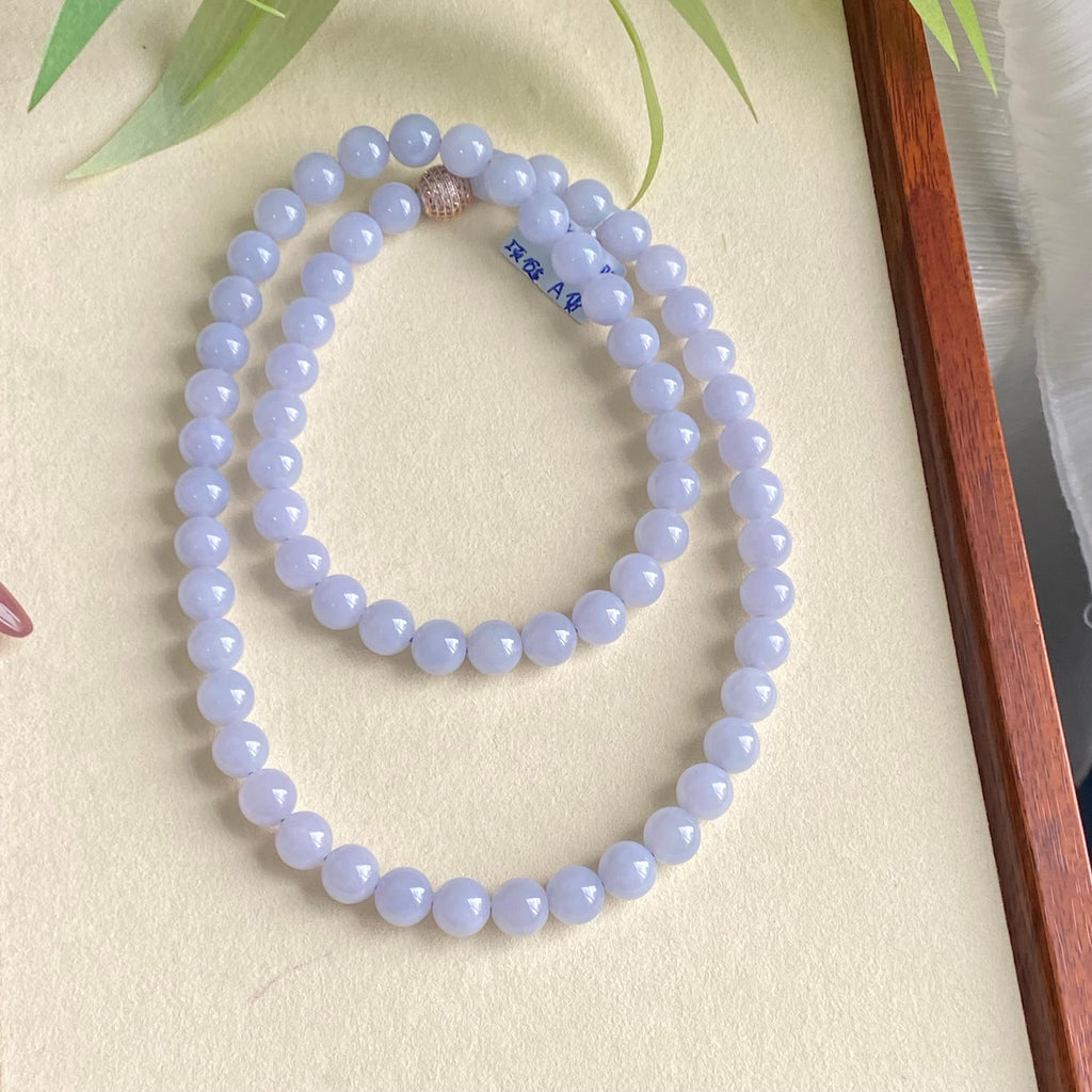 细糯种紫罗兰珠链（66颗）（yc195572）