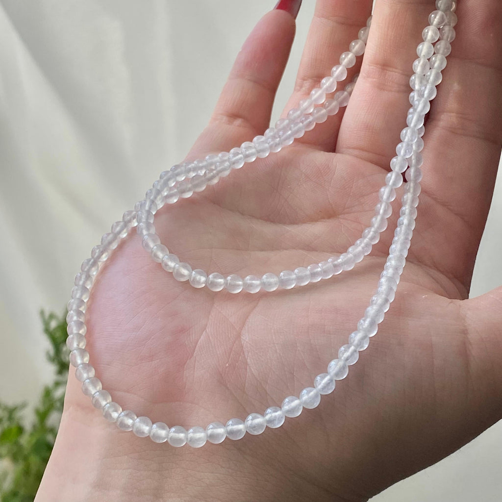冰种白月光小米珠珠链（150颗）（yc213174）