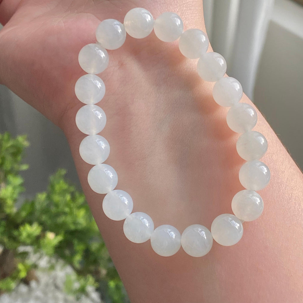 糯冰种白月光单圈手串（20颗）（yc213187）