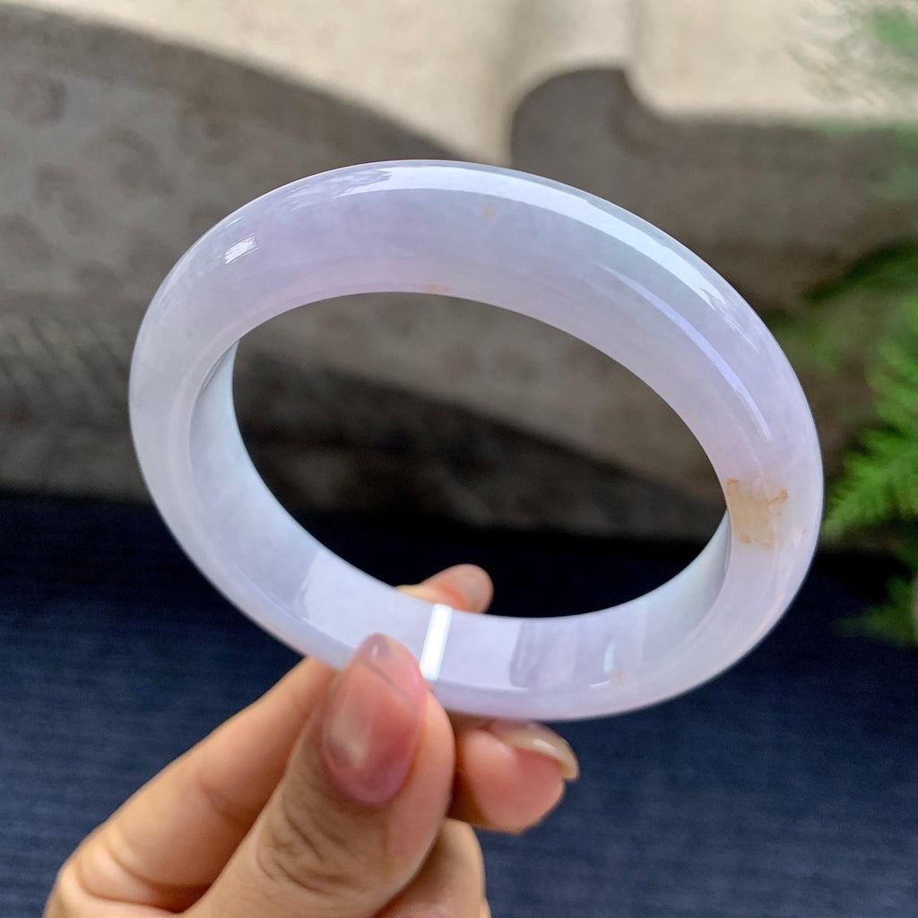 细糯种紫罗兰平安镯（53.8mm）（yc280856）