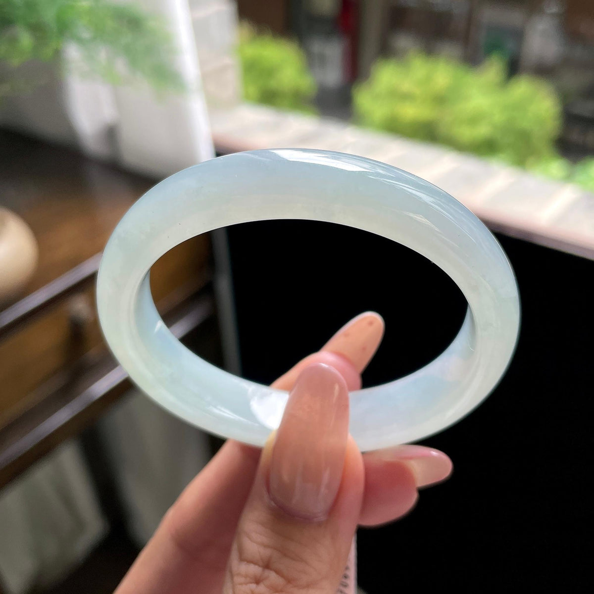 糯冰种淡晴底贵妃 53.3圈 天然缅甸A货翡翠（yc703271）