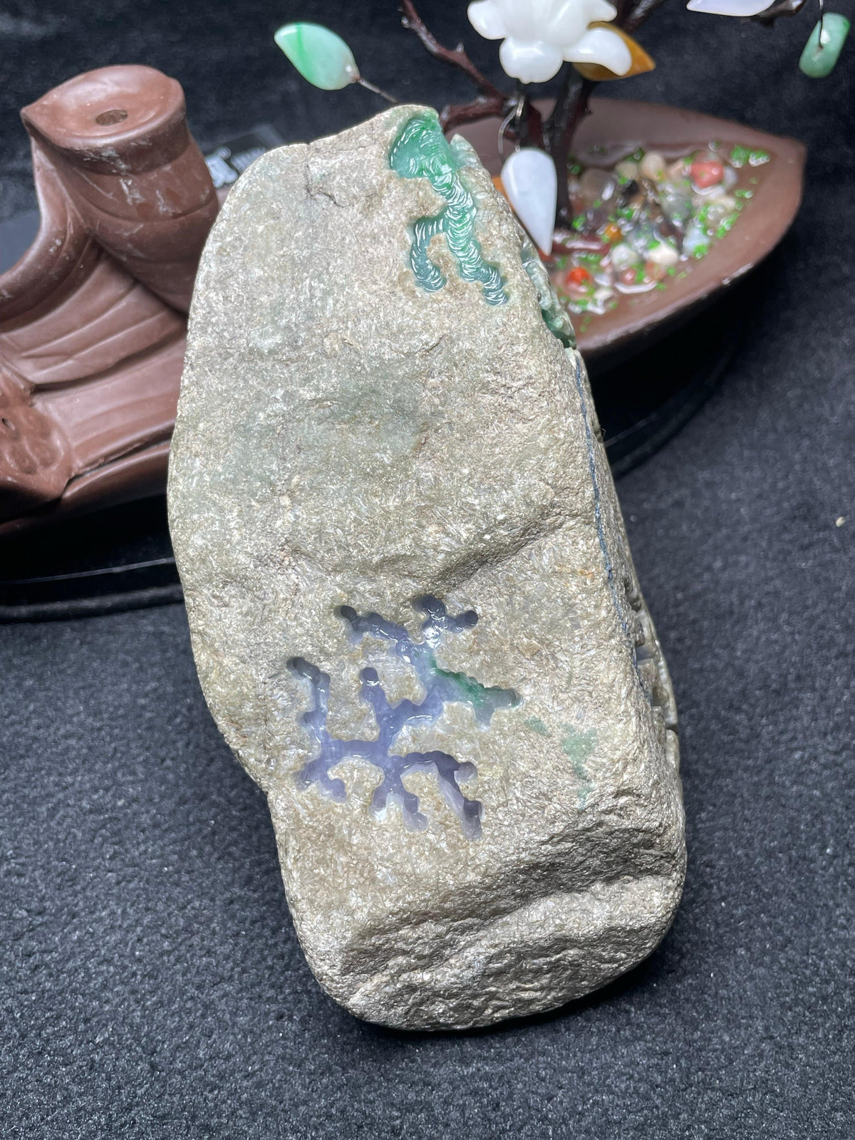 后江紫罗兰飘色飘花春彩开窗料（yc539707）