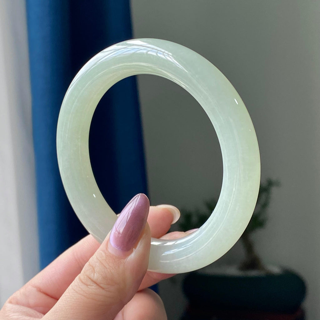 细糯种晴底圆条手镯（57圈）（yc196172）