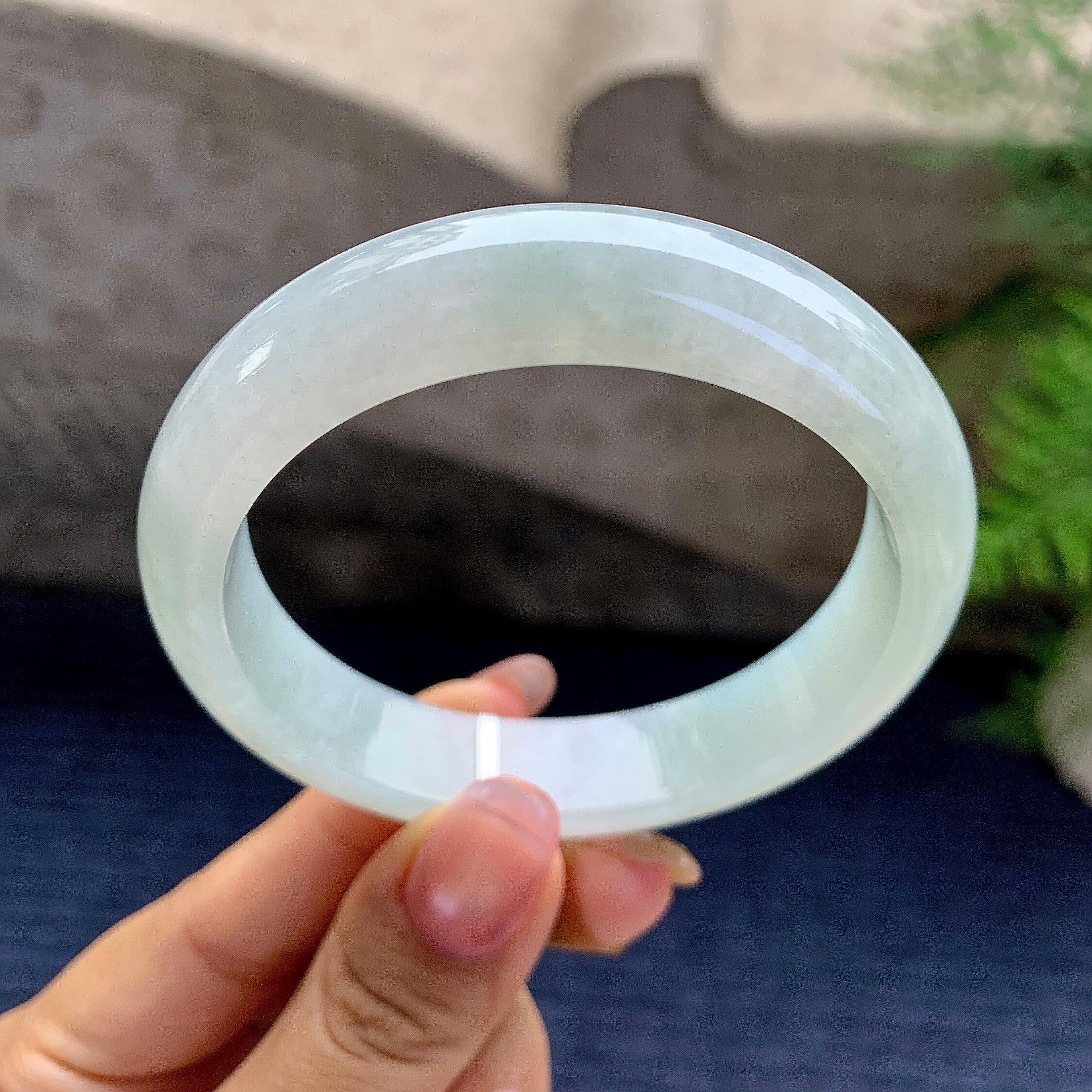 细糯种晴底平安镯（56.2mm）（yc280852）