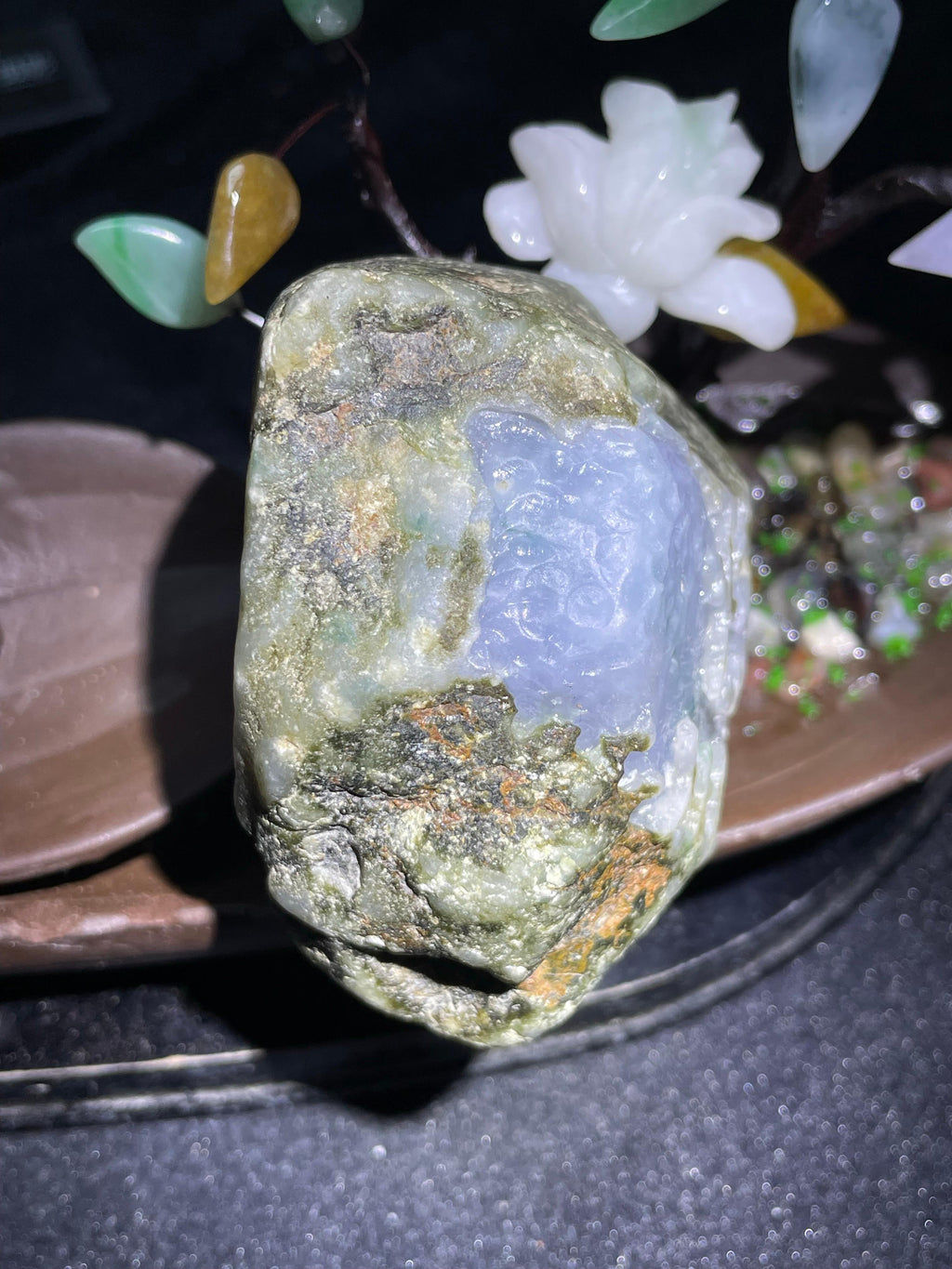 会卡开窗冰底淡紫飘花（yc706675）