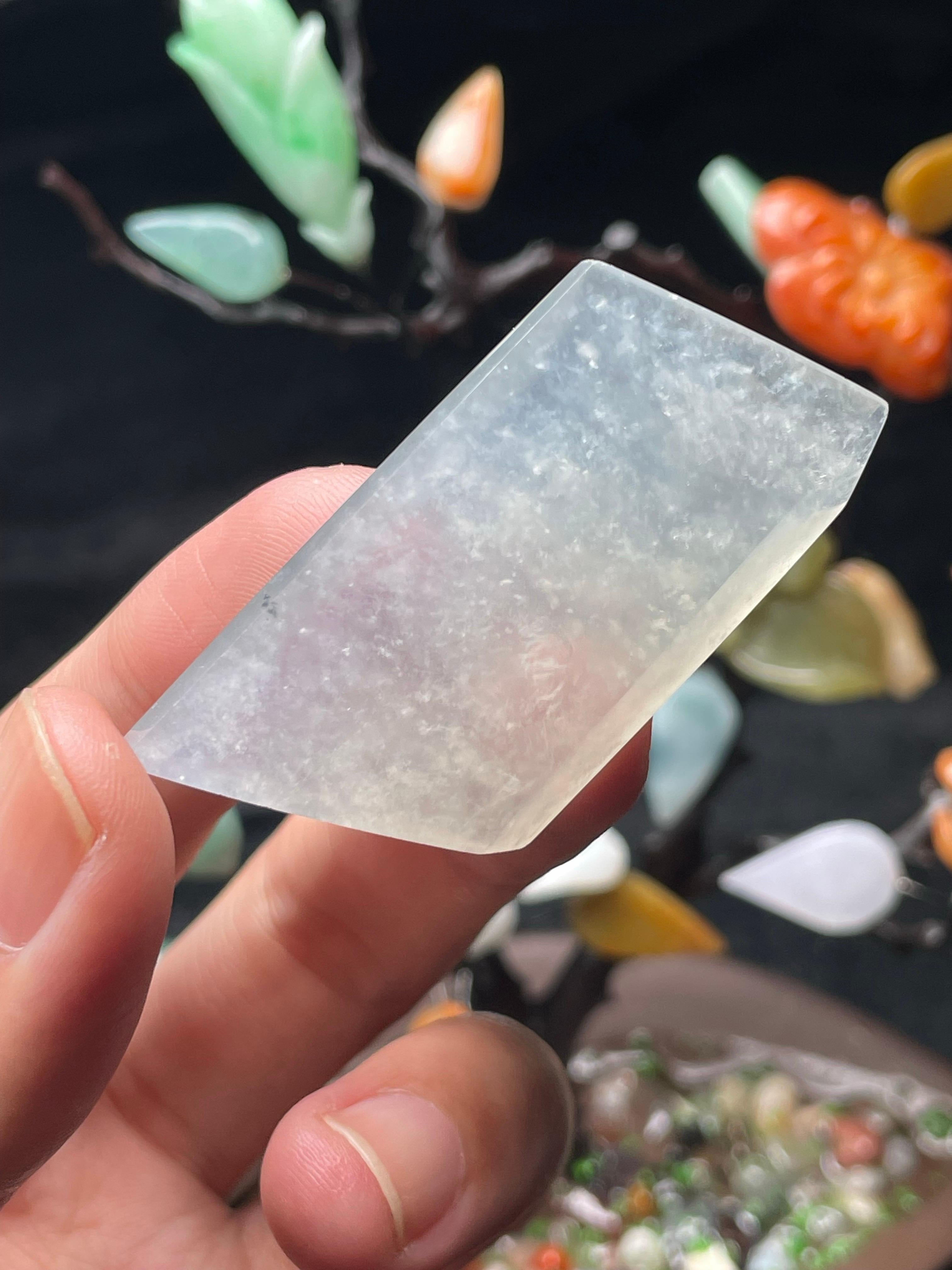 高冰木那雪花棉挂件料（yc503412）