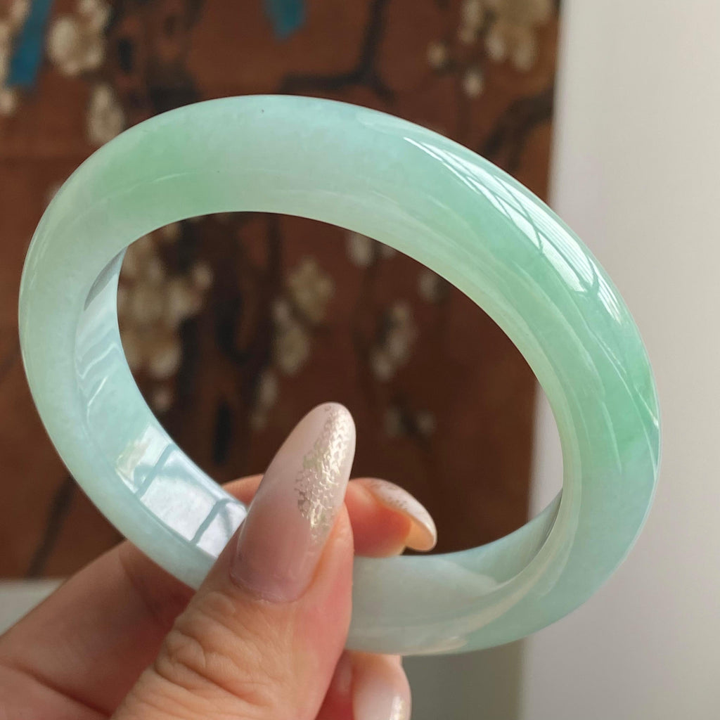 糯冰种晴底平安镯（56圈）（yc221734）