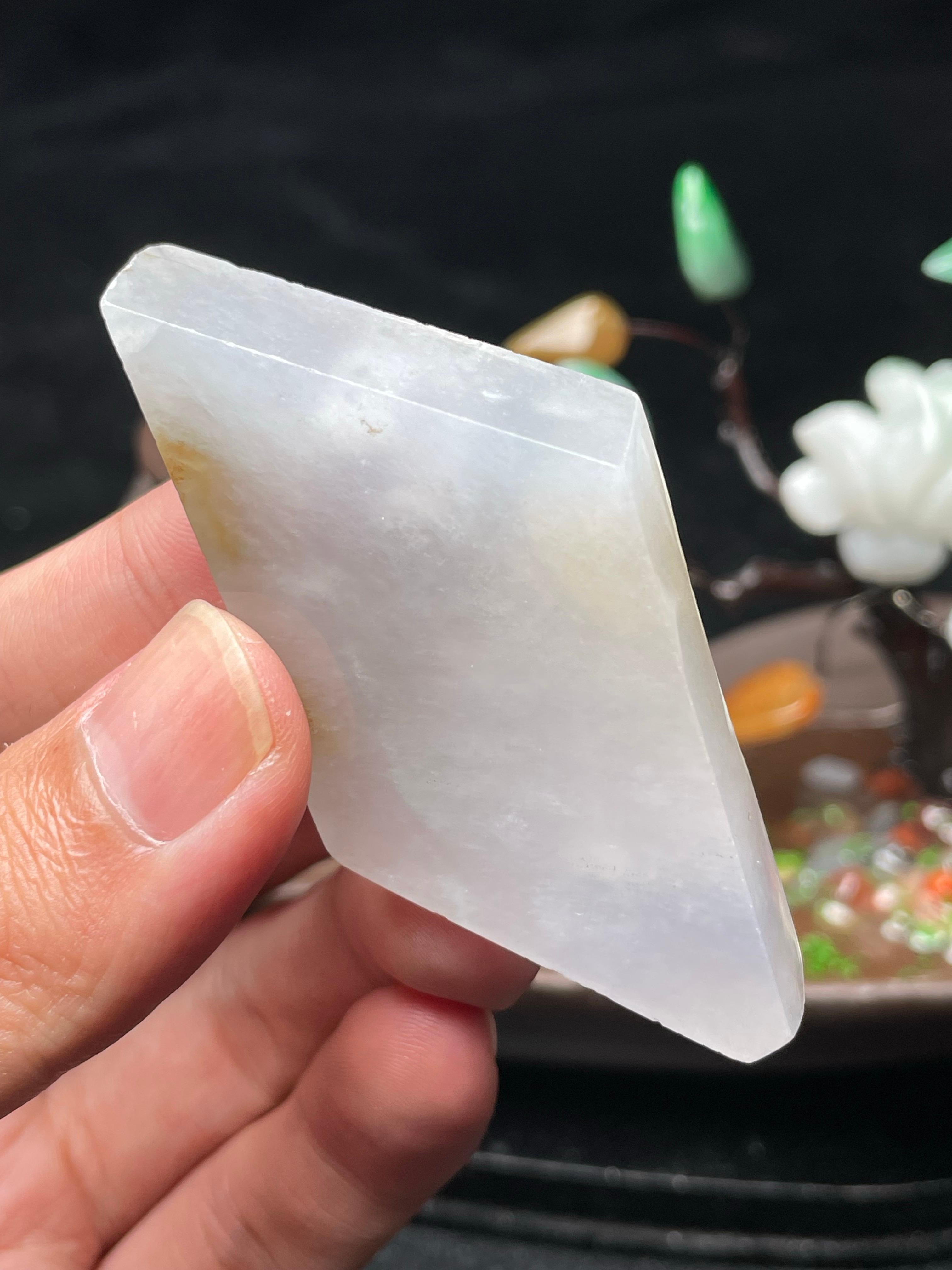 冰底淡紫菱形片料（yc522615）
