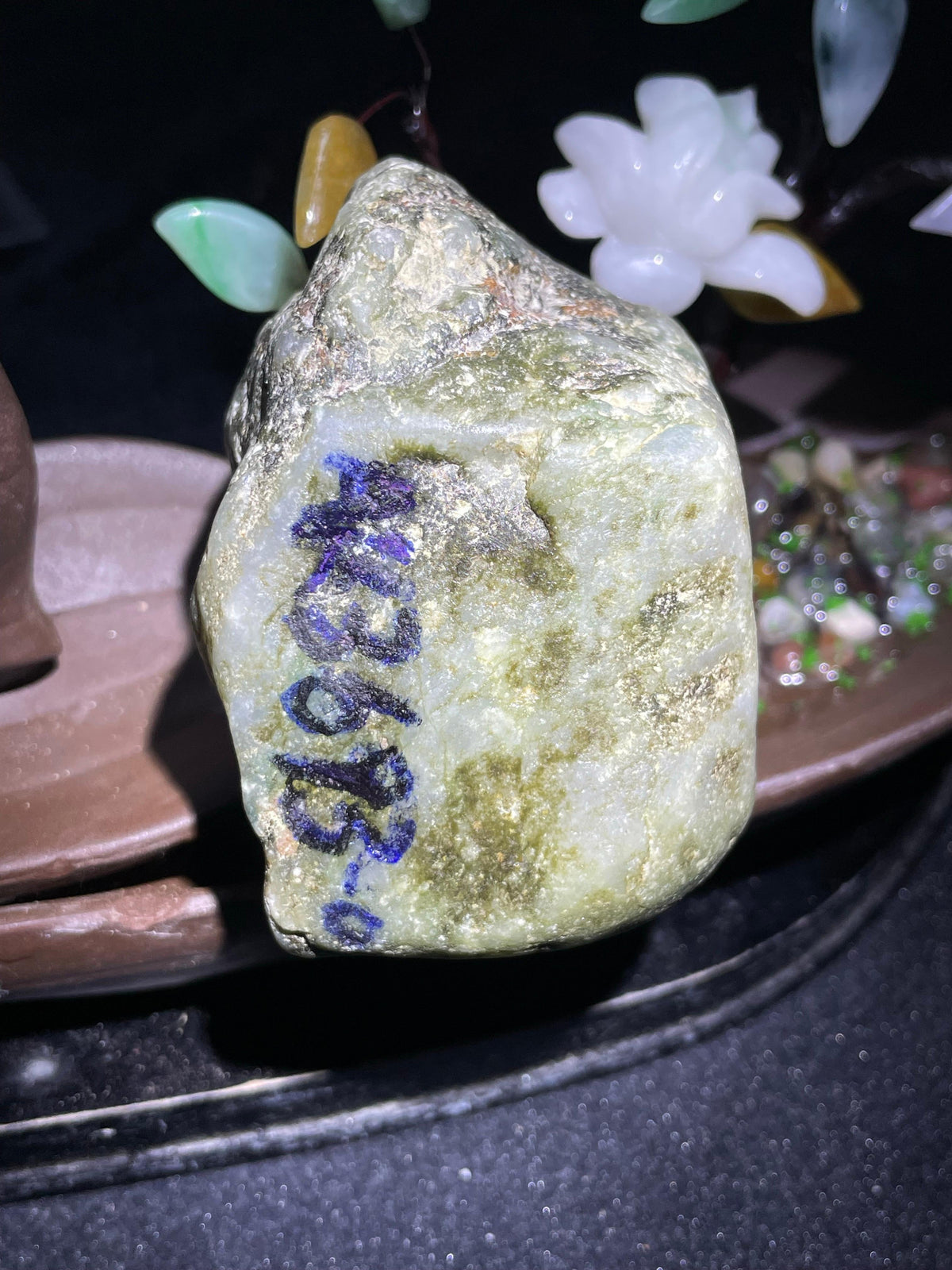 会卡开窗冰底淡紫飘花（yc706675）