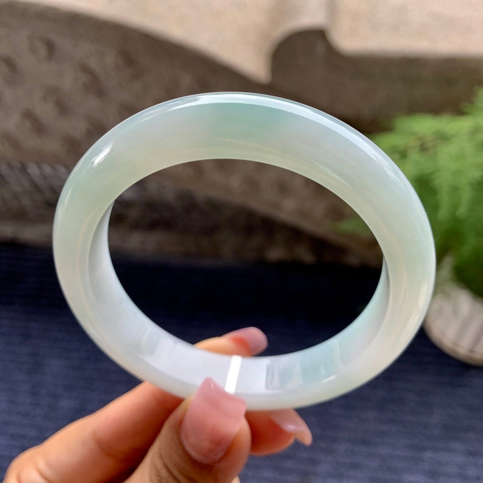 细糯种带色平安镯（58mm）（yc102675）