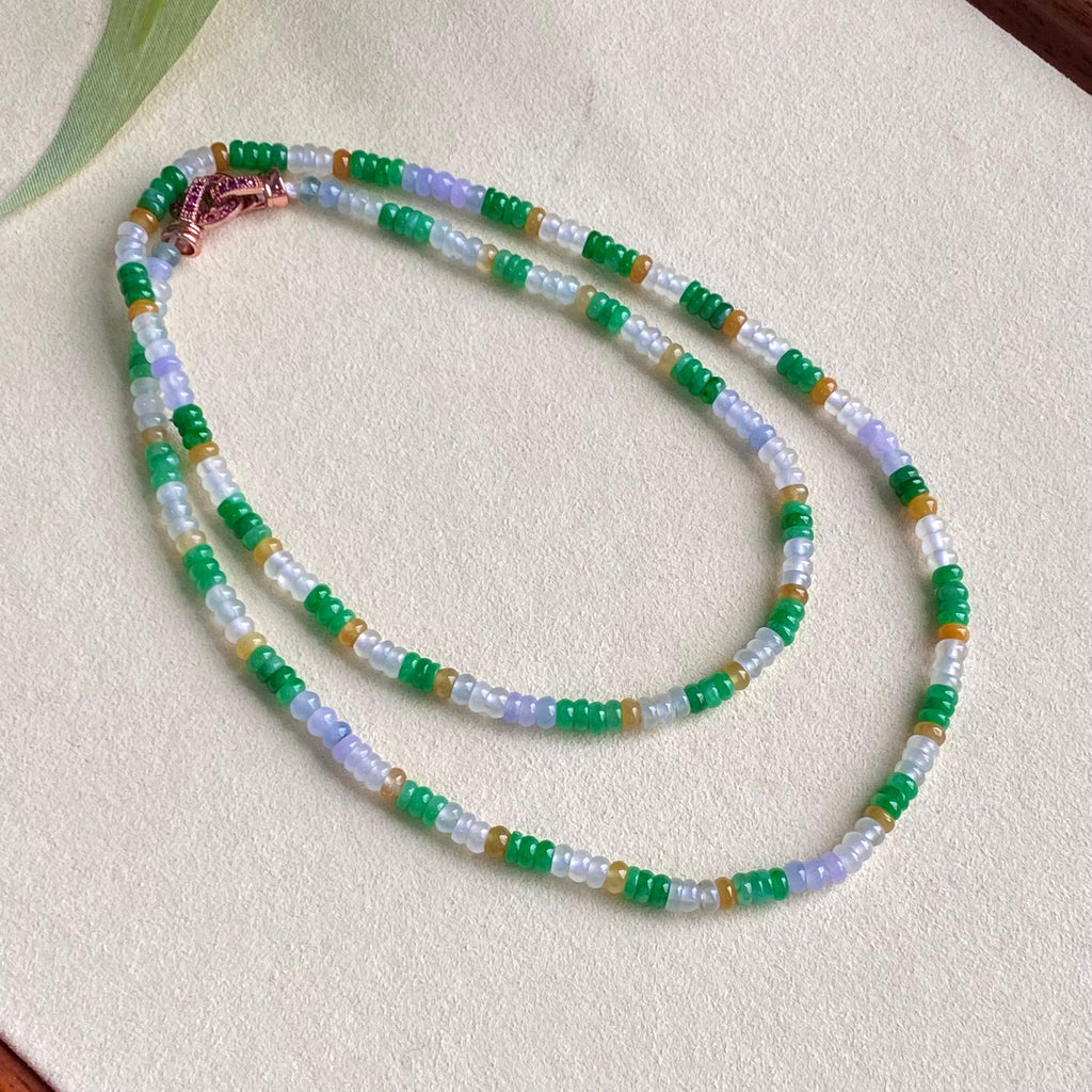 冰种多宝算盘珠珠链（yc196867）