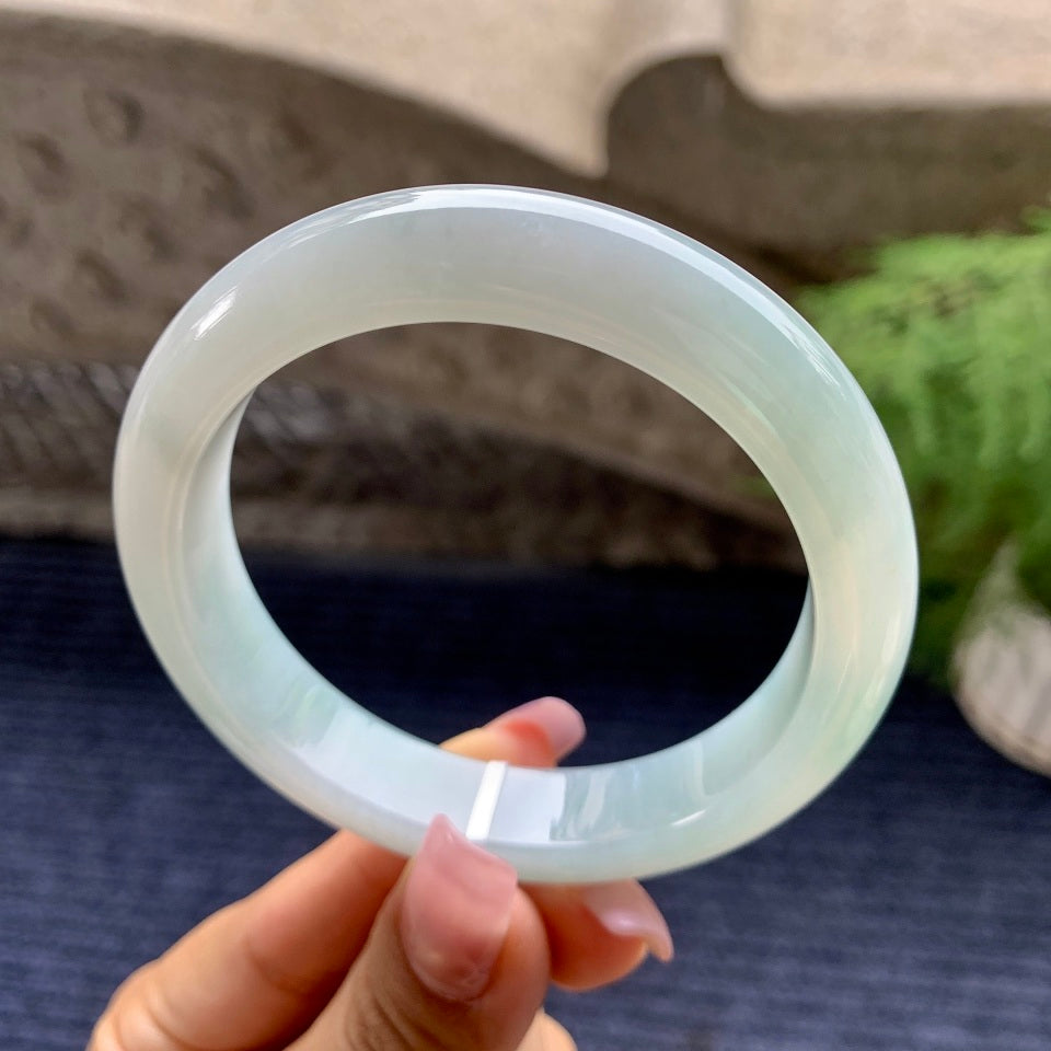 细糯种带色平安镯（58mm）（yc102675）