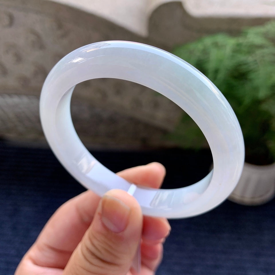细糯种无色平安镯（55.8mm）（yc079177）