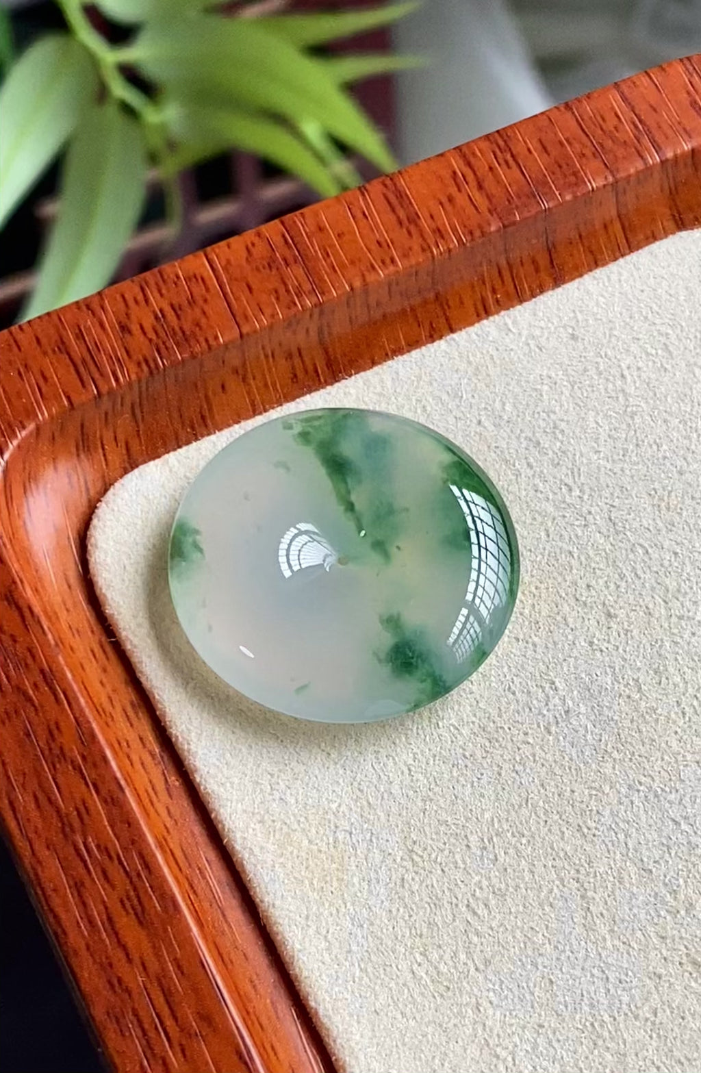 冰种飘花平安扣吊坠（yc196854）