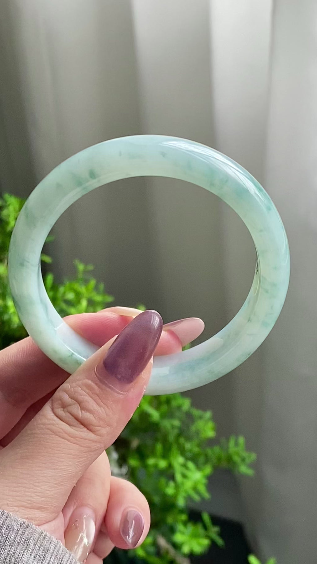 细糯种飘花平安镯（56圈）（yc202565）