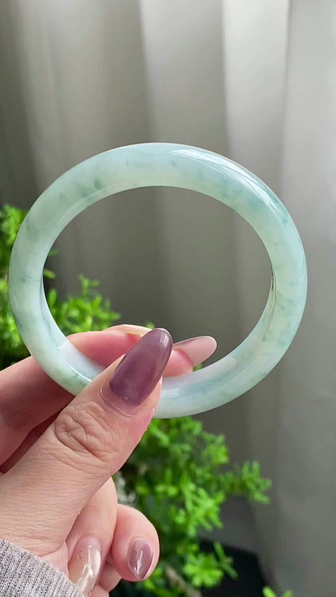 细糯种飘花平安镯（56圈）（yc202565）