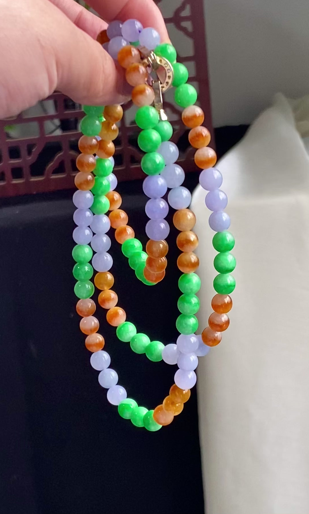 冰种多宝珠链（107颗）（yc196874）