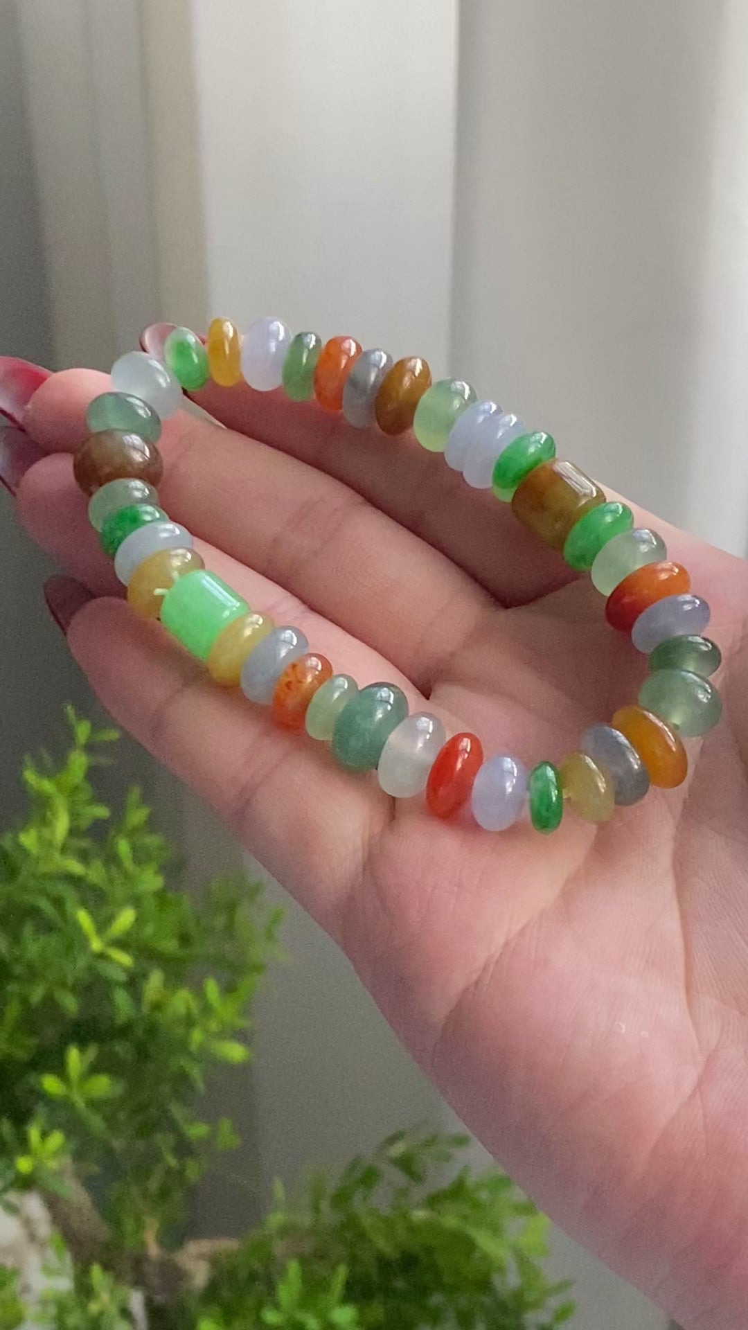 冰种多宝单圈手串（yc215253）