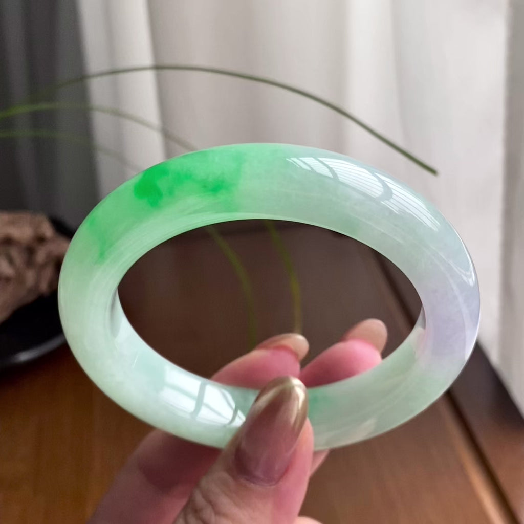 细糯种春彩平安镯（54圈）（yc259485）