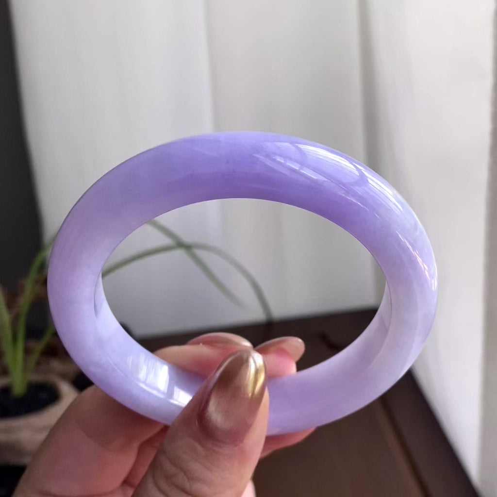 细糯种紫罗兰平安镯（56圈）（yc259119）