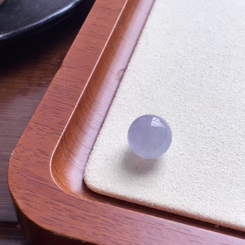 冰种紫罗兰单珠（yc260842）