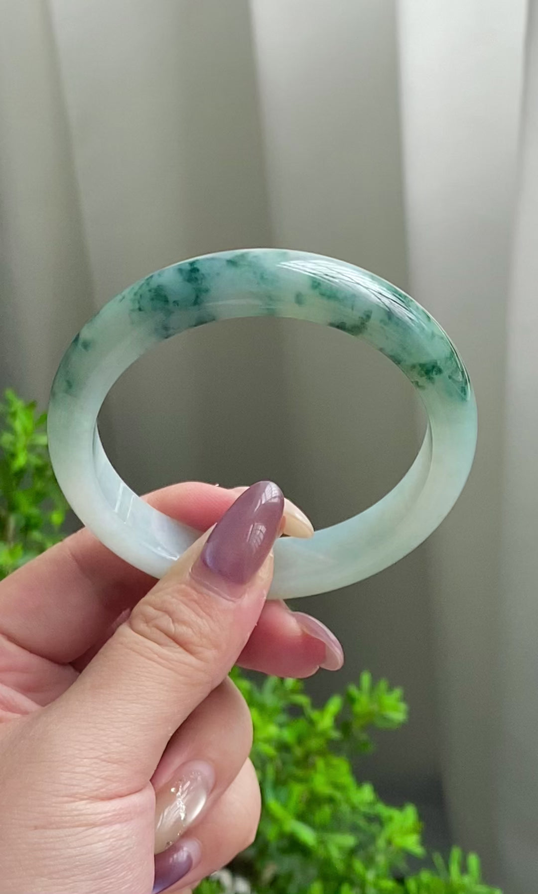 细糯种飘花平安镯（57圈）（yc202562）