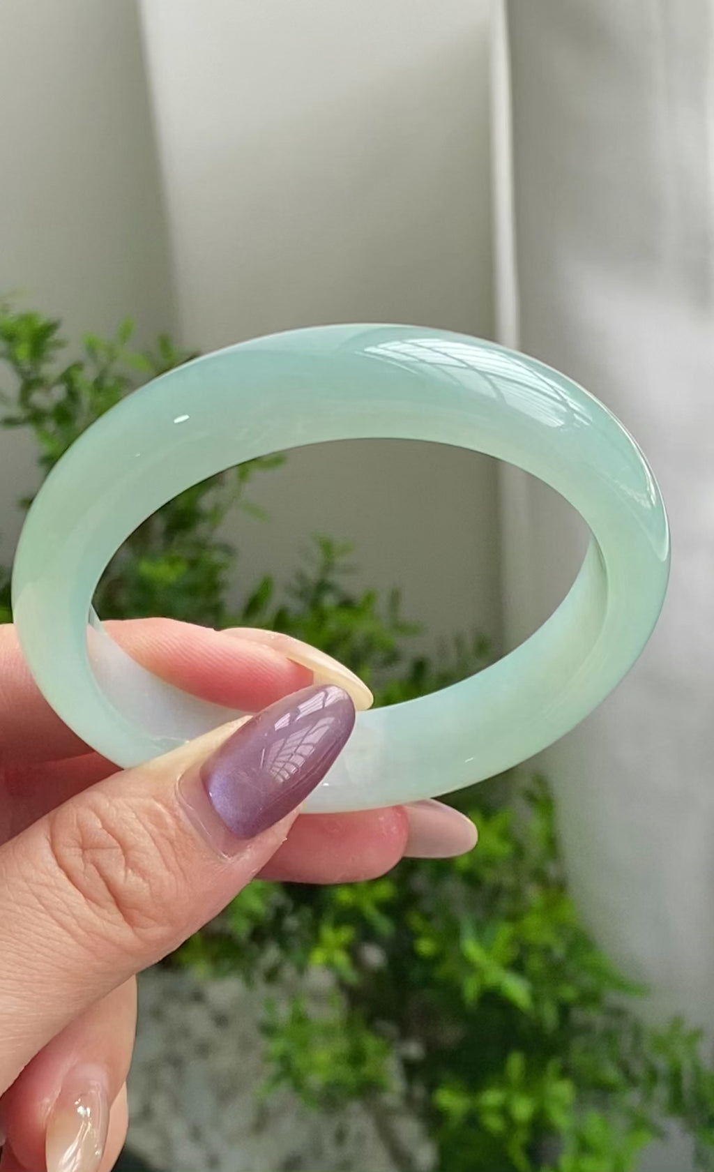 糯冰种晴底平安镯（53圈）（yc200540）