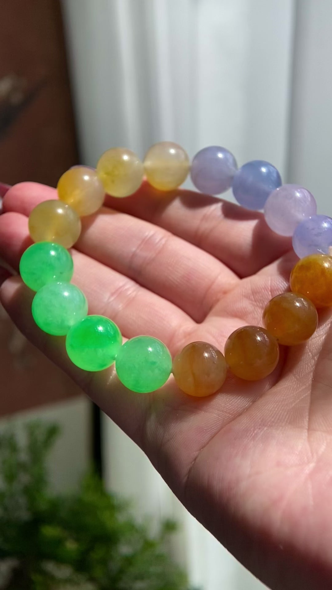 冰种多宝单圈手串（16颗）（yc209966）