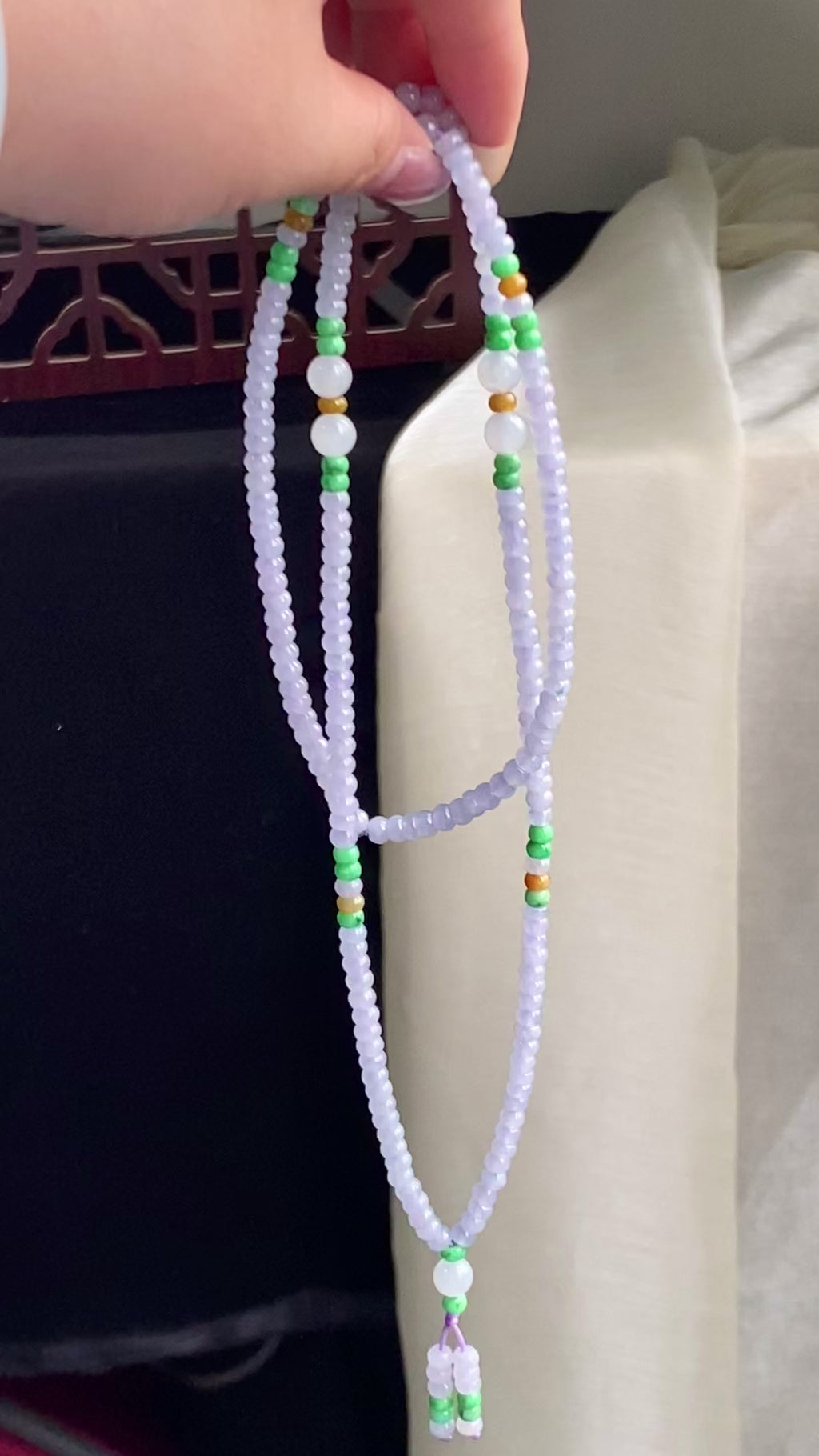 冰种多宝算盘珠珠链（yc196870）